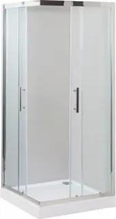 Душевой уголок Aquanet Delta Cube NPE1142 183843 100x100 см стекло прозрачное профиль хром